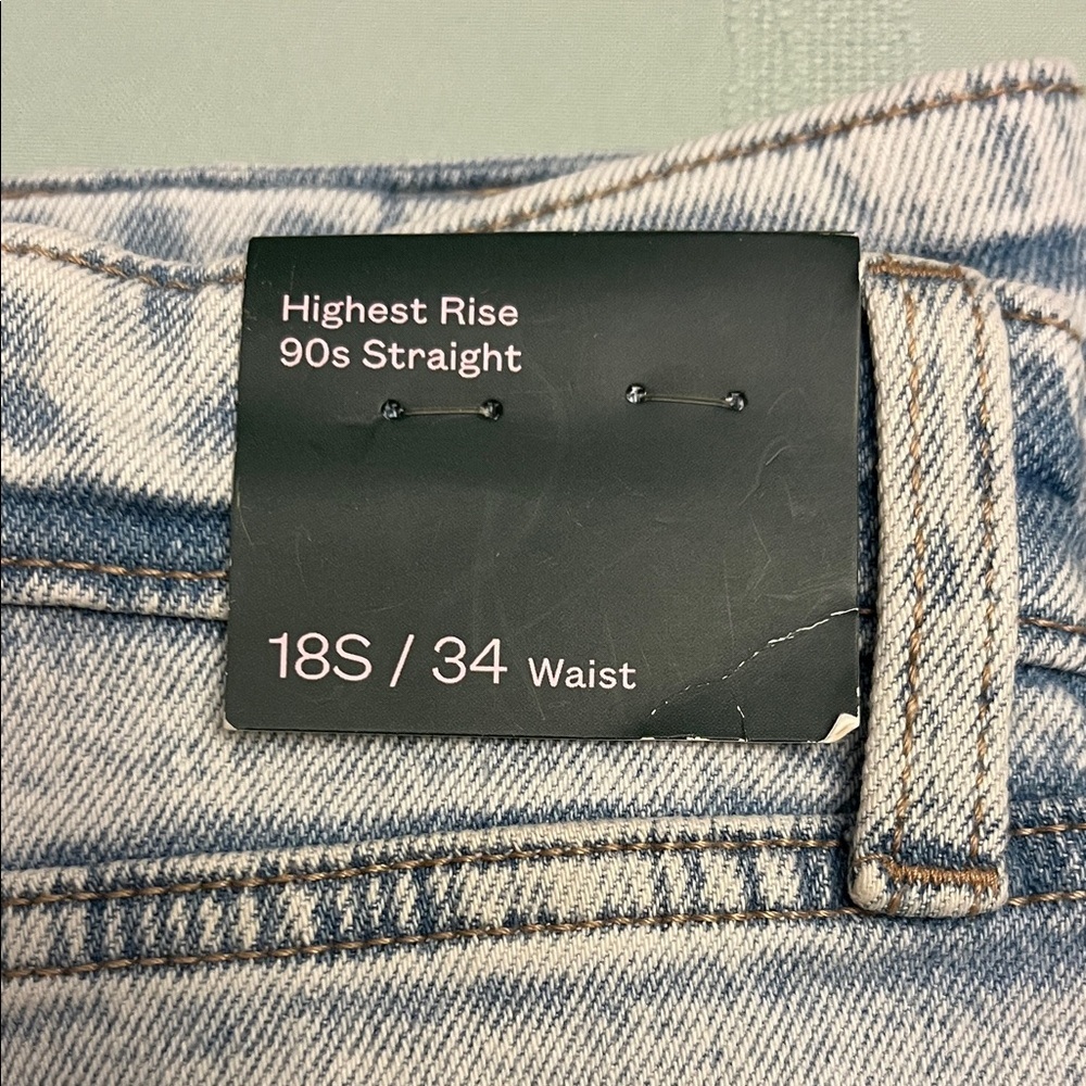 Wild Fable Light Wash women’s stretch  Jeans size 18S/34 Waist. - Picture 8 of 16